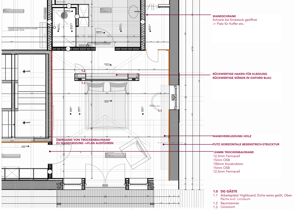 Grundriss Entwurfsplanung