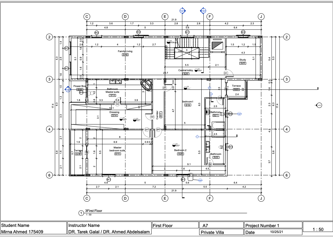 Grundriss Entwurfsplanung